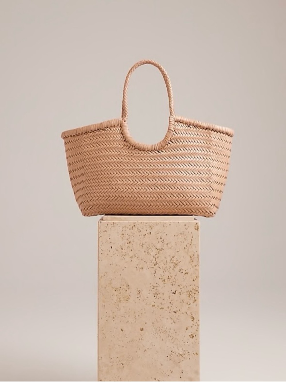 DRAGON DIFFUSION large Nantucket woven-leather tote bag - Picture 2 of 9